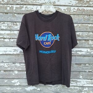 🌟 Vintage Hard Rock Cafe Honolulu T-Shirt Single Stitch Size Large